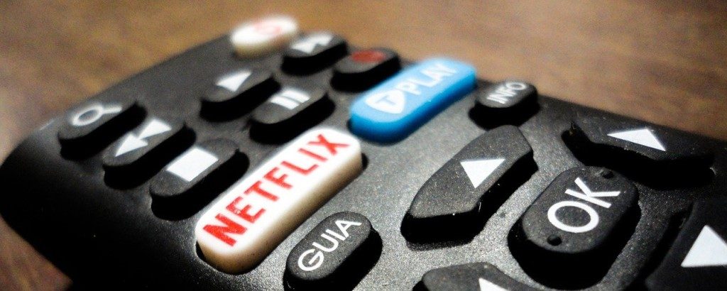 TV Remote Control with Netflix Button