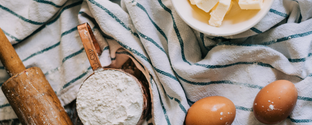 ingredients necessary for making things to bake