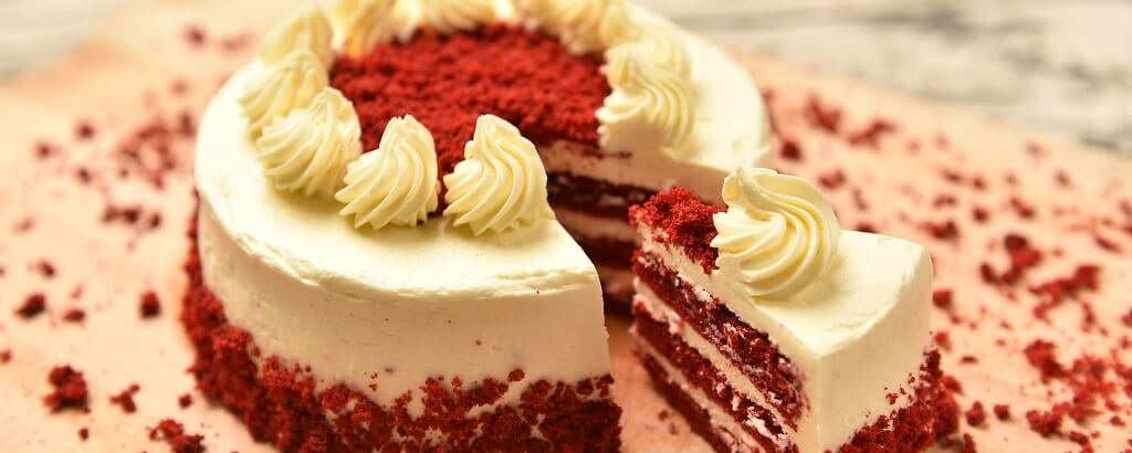 red velvet cake, one of our things to bake