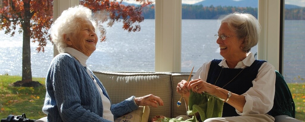 elderly friends fighting loneliness together